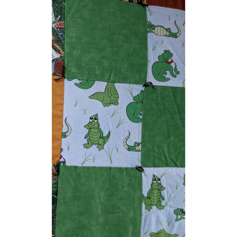 Handmade Cute Children's Quilt 74.5 x 88.5
